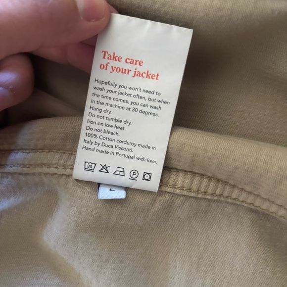 Paynter Corduroy Jacket - L (WOMEN'S BATCH NO.11 - STRAW) - Picture 12 of 15